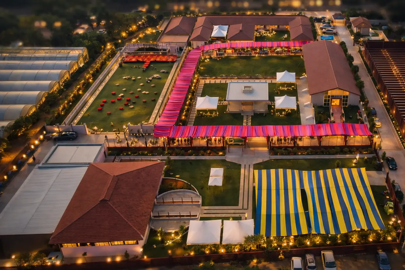 Aerial view of Thalanthara Resorts